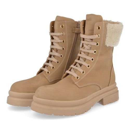 Andrea morelli Lace-up boots beige Girls (51920) - Junior Steps