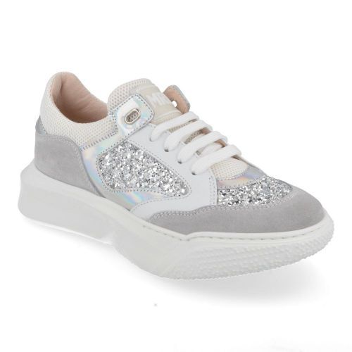 Andrea morelli sneakers grijs Meisjes ( - grijze sneaker met glitter50765) - Junior Steps
