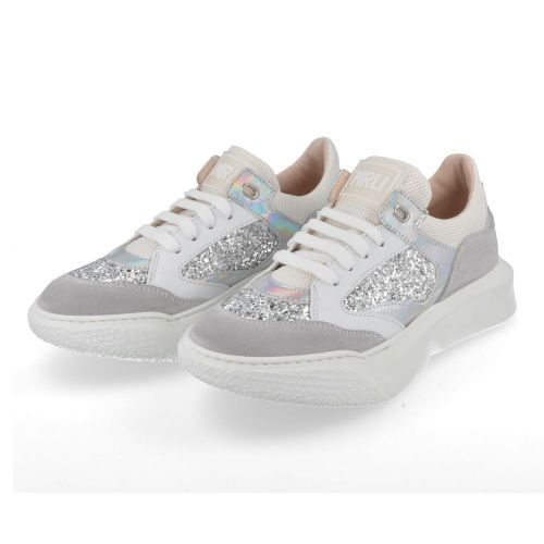 Andrea morelli sneakers grijs Meisjes ( - grijze sneaker met glitter50765) - Junior Steps
