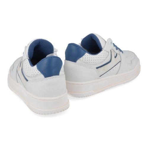 Andrea morelli sneakers wit Jongens ( - witte sneaker met jeansblauw53040) - Junior Steps