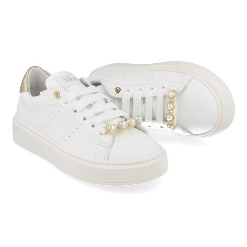 Andrea morelli sneakers wit Meisjes ( - witte sneaker 52371) - Junior Steps