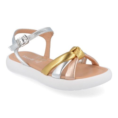 Andrea morelli sandalen zilver Meisjes ( - zilveren sandaal52082) - Junior Steps
