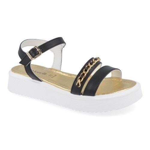 Andrea morelli sandalen Zwart Meisjes ( - zwarte sandaal52090) - Junior Steps