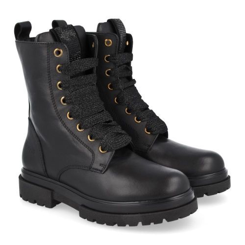 Andrea morelli Bottes à lacets Noir Filles (52701) - Junior Steps