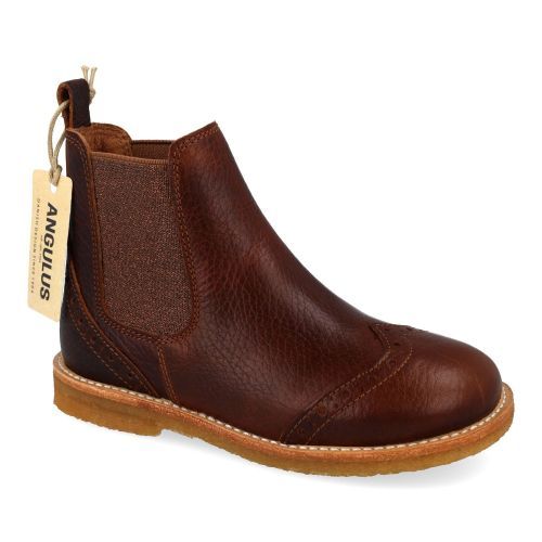 Angulus laarzen kort bruin Meisjes (bruine korte laars  - 6185-202) - Junior Steps