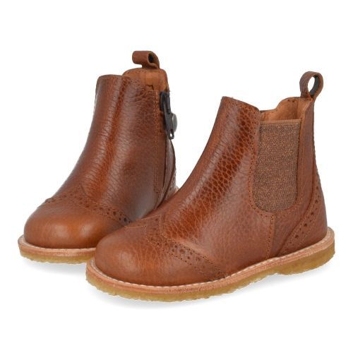 Angulus laarzen kort bruin Meisjes (bruine korte laars  - 6186-101) - Junior Steps