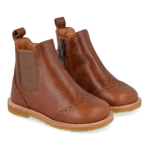 Angulus laarzen kort bruin Meisjes (bruine korte laars  - 6186-101) - Junior Steps