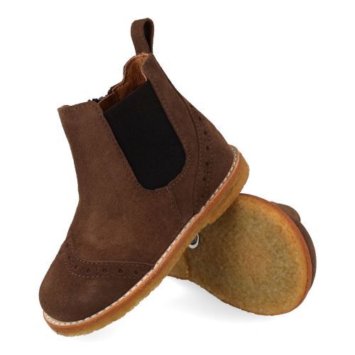 Angulus laarzen kort taupe  (Taupe suéde korte laars  - 6186-102) - Junior Steps