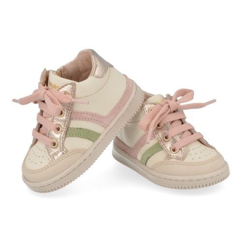 Babybotte sneakers beige Meisjes ( - beige sneakertje met stootneus4040B128) - Junior Steps