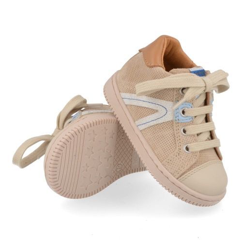 Babybotte sneakers beige Jongens (beige sneakertje - 8027B011) - Junior Steps