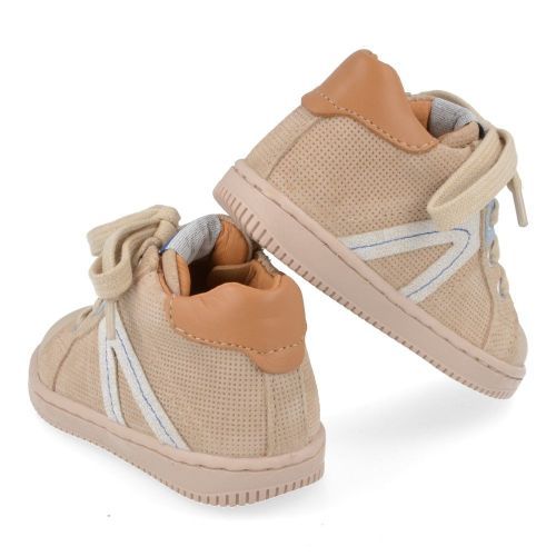 Babybotte sneakers beige Jongens (beige sneakertje - 8027B011) - Junior Steps