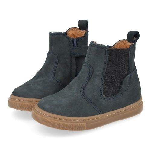 Babybotte laarzen kort blauw  (blauw korte laarsje - 7079B002) - Junior Steps