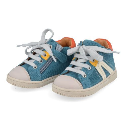 Babybotte sneakers blauw Jongens ( - blauw sneakertje met stootneus4111B179) - Junior Steps