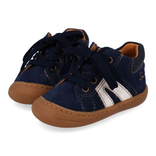 Babybotte sneakers blauw Jongens (blauw sneakertje - 9012B086) - Junior Steps