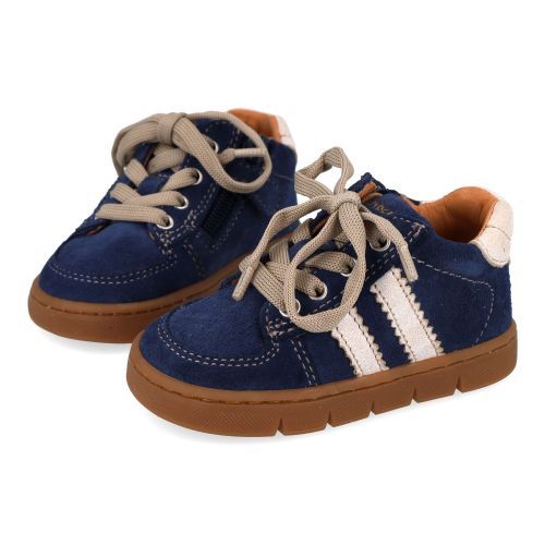 Babybotte sneakers blauw Jongens (blauw sneakertje - 9061B086) - Junior Steps
