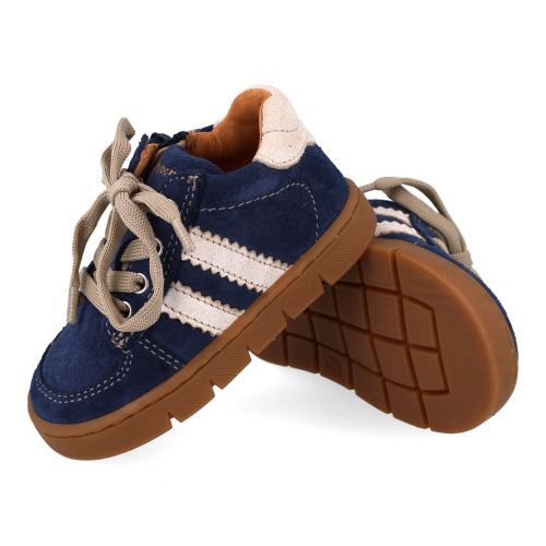 Babybotte sneakers blauw Jongens (blauw sneakertje - 9061B086) - Junior Steps