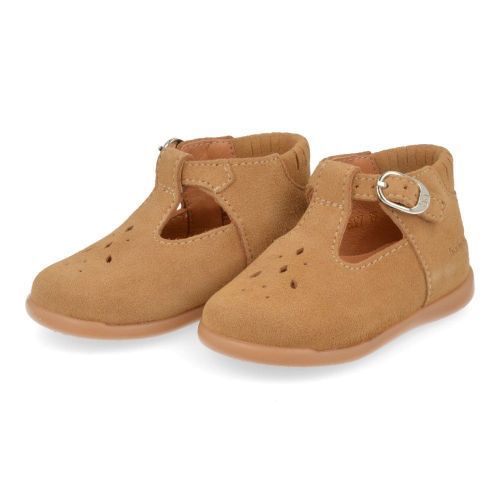 Babybotte ballerina cognac  (cognac bandschoentje - 8077B084) - Junior Steps
