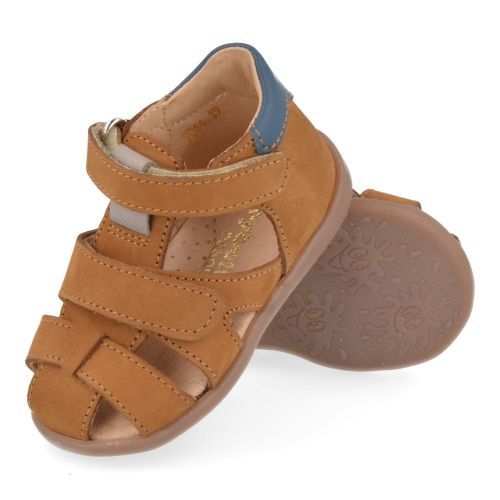 Babybotte sandalen cognac Jongens ( - cognac gesloten sandaaltje9064) - Junior Steps
