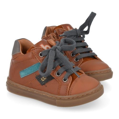 Babybotte sneakers cognac Jongens ( - cognac sneakertje3418B838) - Junior Steps