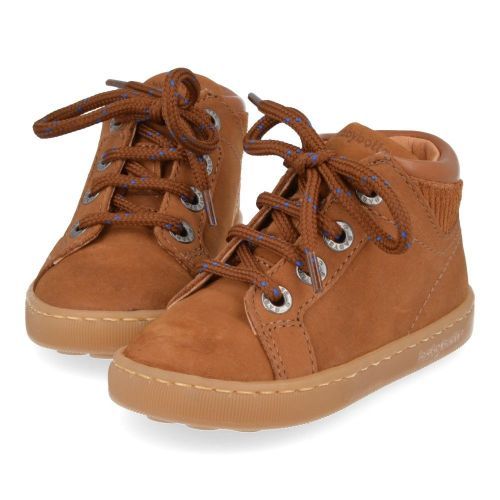 Babybotte sneakers cognac  ( - cognac sneakertje5078B061) - Junior Steps