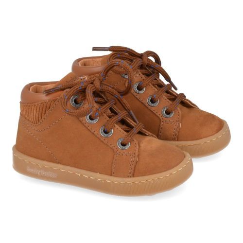 Babybotte sneakers cognac  ( - cognac sneakertje5078B061) - Junior Steps