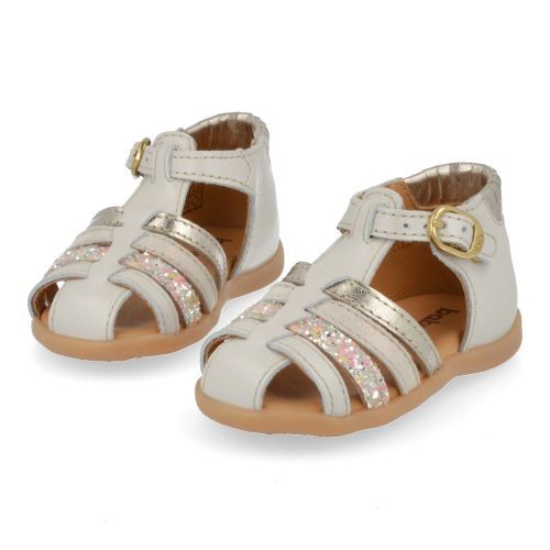 Babybotte sandalen ecru Meisjes (ecru gesloten sandaaltje - 8082B124) - Junior Steps