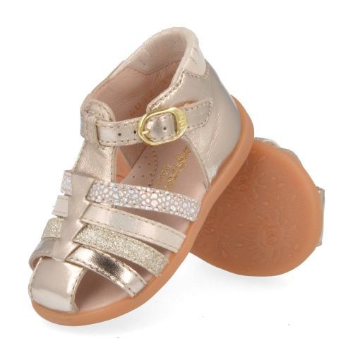 Babybotte sandalen GOUD Meisjes ( - goud gesloten sandaaltje4012B024) - Junior Steps
