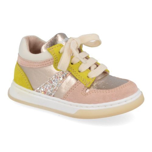 Babybotte sneakers GOUD Meisjes ( - goud multi sneakertje4161B224) - Junior Steps