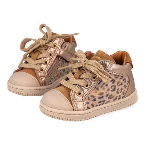 Babybotte sneakers beige Meisjes (goud sneakertje - 9018B066) - Junior Steps
