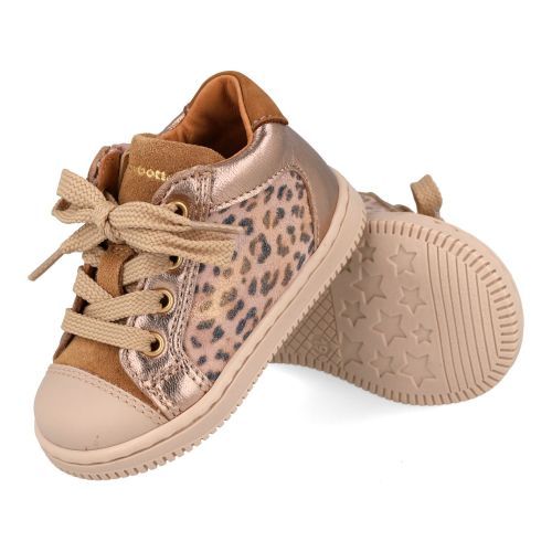 Babybotte sneakers beige Meisjes (goud sneakertje - 9018B066) - Junior Steps