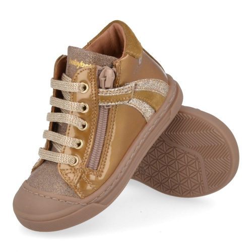 Babybotte sneakers GOUD Meisjes ( - gouden sneakertje met bescherm neus3322B076) - Junior Steps