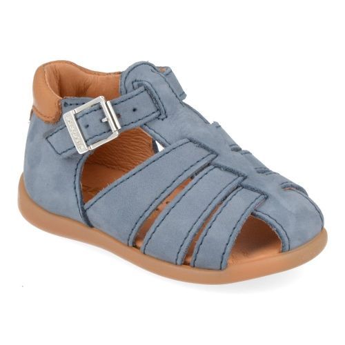 Babybotte sandalen jeans bl Jongens ( - jeansblauw gesloten sandaaltje4018B050) - Junior Steps