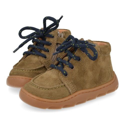 Babybotte sneakers kaki  (kaki barefoot sneakertje - 7101B065) - Junior Steps