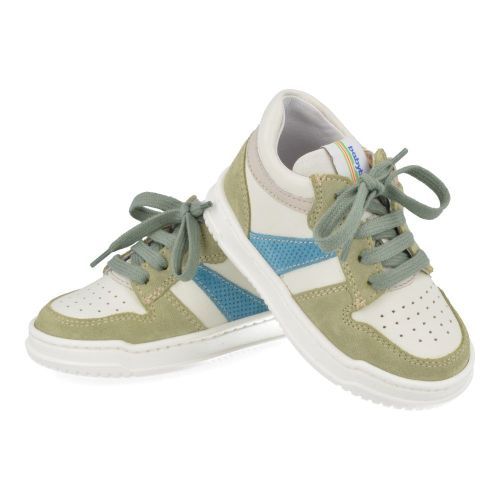 Babybotte sneakers kaki Jongens ( - kaki sneakertje 6183B025) - Junior Steps