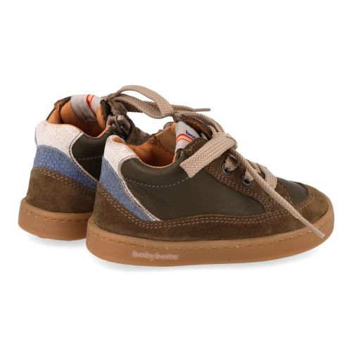 Babybotte sneakers kaki Jongens (kaki sneakertje - 9047B065) - Junior Steps
