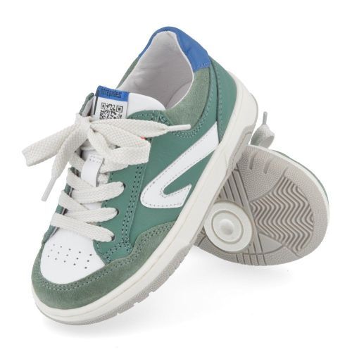 Babybotte sneakers kaki Jongens ( - kaki/wit sneaker2546B384) - Junior Steps