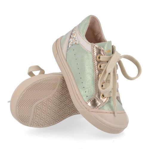 Babybotte sneakers mint Meisjes ( - mintgroen sneakertje met stootneus6165B021) - Junior Steps