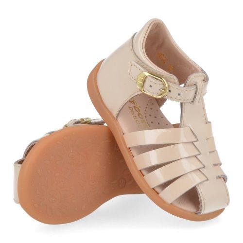 Babybotte sandalen roze Meisjes ( - roze gesloten sandaaltje4014B228) - Junior Steps