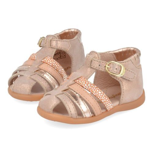 Babybotte sandalen roze Meisjes ( - rozé gesloten sandaaltje4012B147) - Junior Steps
