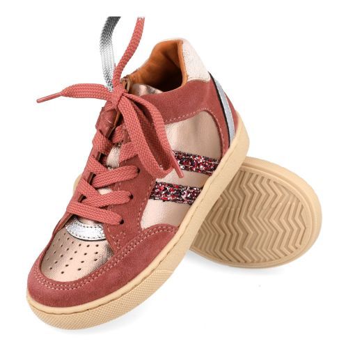 Babybotte sneakers roze Meisjes (roze sneaker met glitter - 9621B087) - Junior Steps