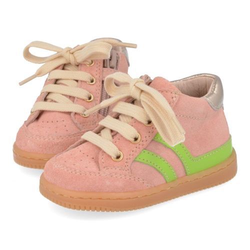 Babybotte sneakers roze Meisjes ( - roze sneakertje 6024B047) - Junior Steps