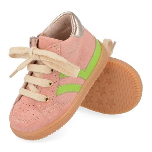 Babybotte sneakers roze Meisjes ( - roze sneakertje 6024B047) - Junior Steps