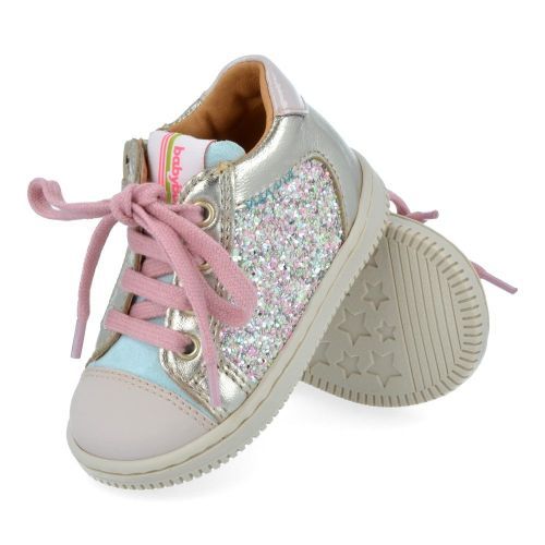 Babybotte sneakers roze Meisjes (roze sneakertje - 8028B047) - Junior Steps