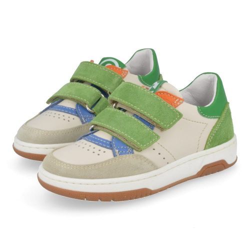 Bana&co sneakers groen Jongens ( - beige sneaker met velcrosluiting24132507) - Junior Steps