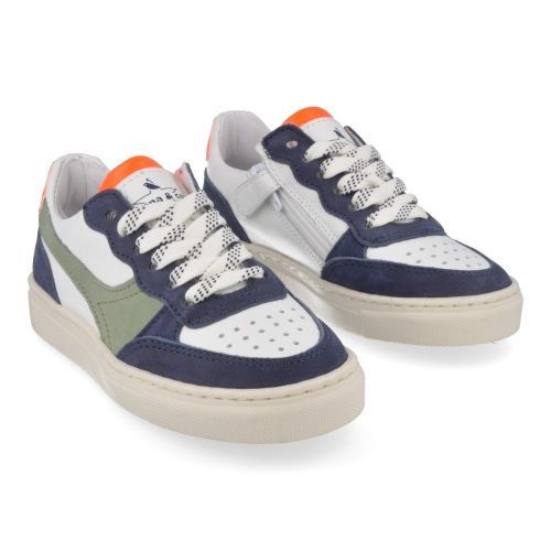 Bana&co sneakers blauw Jongens ( - blauw witte sneaker23134515) - Junior Steps