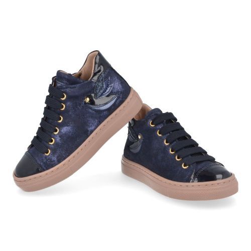 Bana&co sneakers blauw Meisjes ( - blauwe sneaker 22232001) - Junior Steps