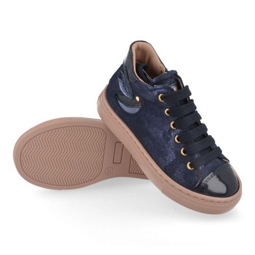 Bana&co sneakers blauw Meisjes ( - blauwe sneaker 22232001) - Junior Steps