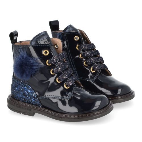 Bana&co Lace-up boots Blue Girls (23232010) - Junior Steps