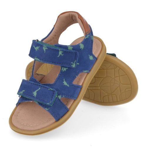 Bana&co sandalen blauw Jongens ( - blauwei sandaal met dinoprint22132726) - Junior Steps