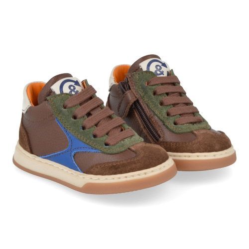 Bana&co sneakers bruin Jongens ( - bruine sneaker 24232515) - Junior Steps